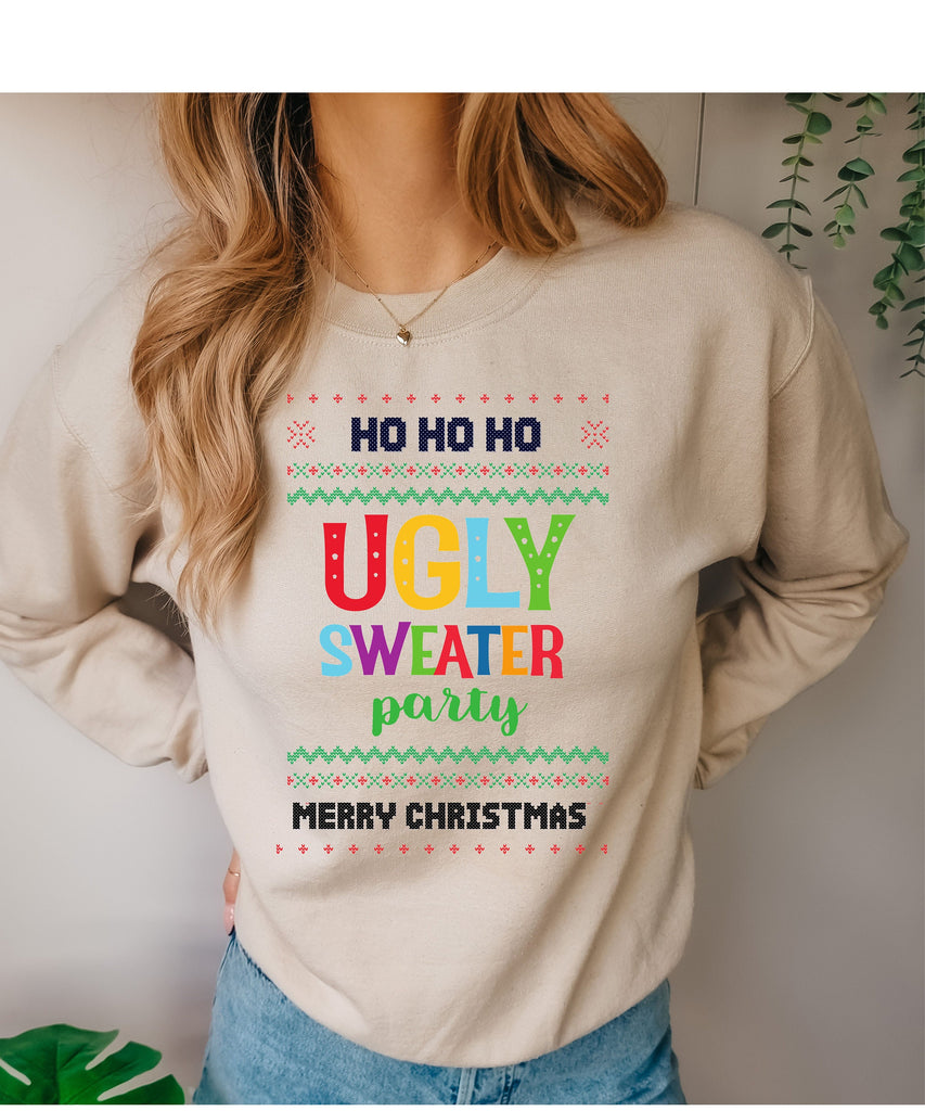 This is my ugly xmas  sweatshirt ,Too Cute  for ugly  Sweater, christmas jumper ,Funny Christmas sweater ,xmas sweater,ugly  xmas sweatshirt