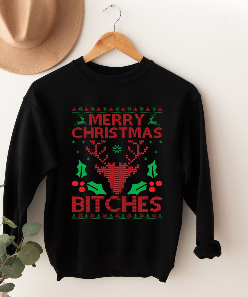 Too Cute To Wear a  Ugly Sweater,mama christmas jumper ,Funny Christmas sweater ,xmas sweater