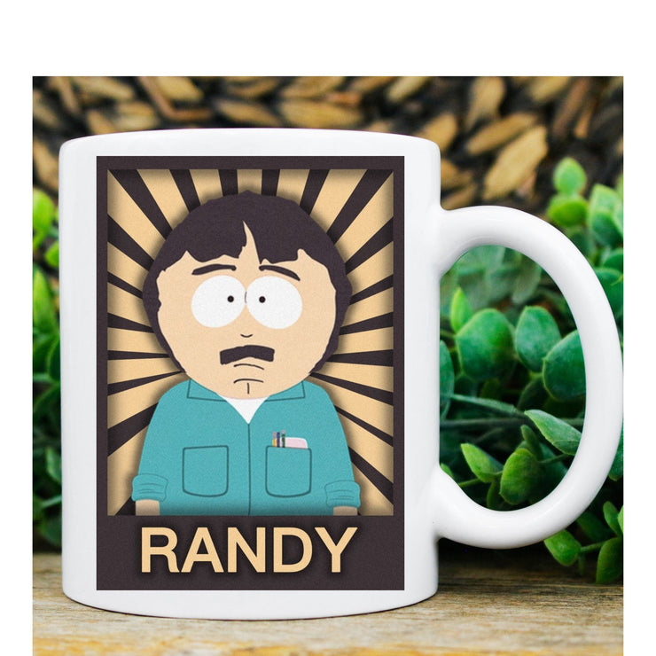 southpark randy marsh  ,handmade southpark mug